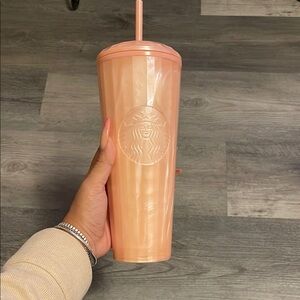 Starbucks 2021 Summer Blush Pink Kaleidoscope Tumbler